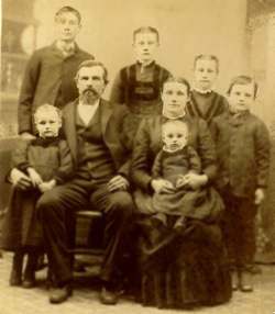 Joseph and Anna Catherine (Ostermann) Diederich family