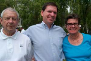 Joe, Karl and Kay Diederich