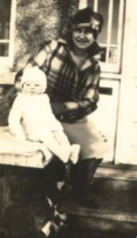 Alice (Yost) Diederich and son Bill